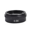 Lab Microscope Slides 0.5X / 2.0X / 0.3X Objective Glass Lens for XDC-10A 180X 300X Lens Industry Video Microscope Camera Microscope Parts (Color : 0.5X add 2.0X) view 1