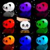 AULTRA Night Light for Kids 16 Color USB Rechargeable Panda Lamp for Baby Nursery, Soft Silicone Night Light, 2 Brightness Levels, 10-Hour Use, Squishy Puppy Gift for Boys & Girls view 2