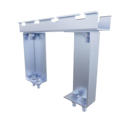 NavePoint Wire Mesh Cable Tray Floor Stand 8in Wide