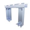 NavePoint Wire Mesh Cable Tray Floor Stand 8in Wide view 1