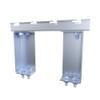 NavePoint Wire Mesh Cable Tray Floor Stand 8in Wide view 2