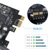 7-Port USB 3.0 PCIe Expansion Card for Desktop PC, 5Gbps SuperSpeed Data Transfer, PCI Express to USB 3.0 Hub Card with Dedicated Channels & UASP Support, Plug & Play, Windows 11/10/8/7/XP/Vista/Linux view 2