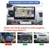 2G+64G Car Radio for Honda Civic 2006-2011 Wireless Caplay Android Auto, 10' Touchscreen Stereo Android 15 GPS WiFi Bluetooth FM RDS Mirror Link RCA USB SWC Backup Camera view 2