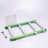 EDIY ITX MATX ATX Motherboard Test Bench Open Air Computer Case Chassis Aluminum Bracket DIY Bare Frame Mini-ITX Support Graphics Card(ATX_Silver&Green) view 1