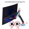 SIIG Single Monitor Desk Mount with Built-in Ambient Relaxing RGB Lights, for 17 to 34 Flat or Curved Screen, Articulating Monitor Stand (CE-MT3J11-S1) view 3