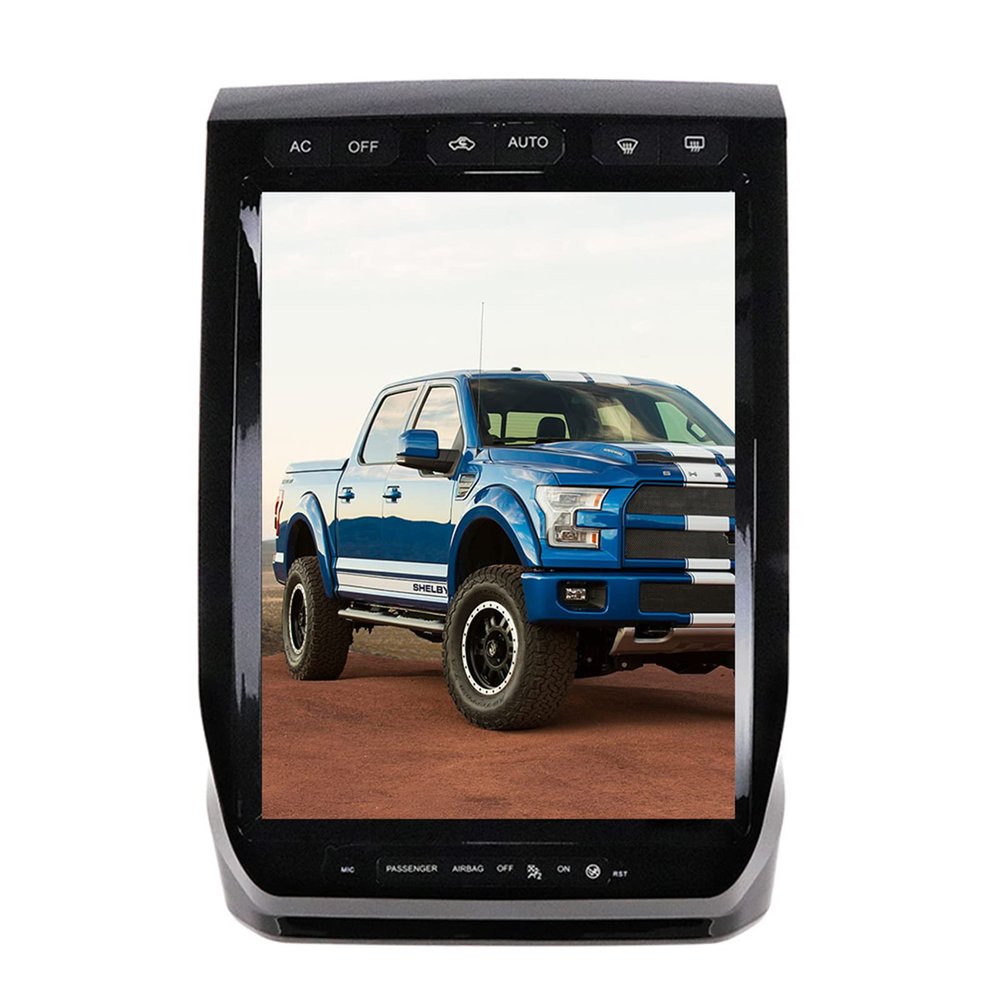 ZWNAV 13 inch Tesla Style Touch Screen Android Radio for Ford F150 2015-2020 F250 F350 F450 2017-2020 Truck Car Stereo Replace GPS Navigation Upgrade Head Unit Video Multimedia Player Carplay