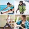 lepmok Clip Holder Accessory for Fitbit Charge 6/5, 2-pack (Desert Rose/Black) view 4