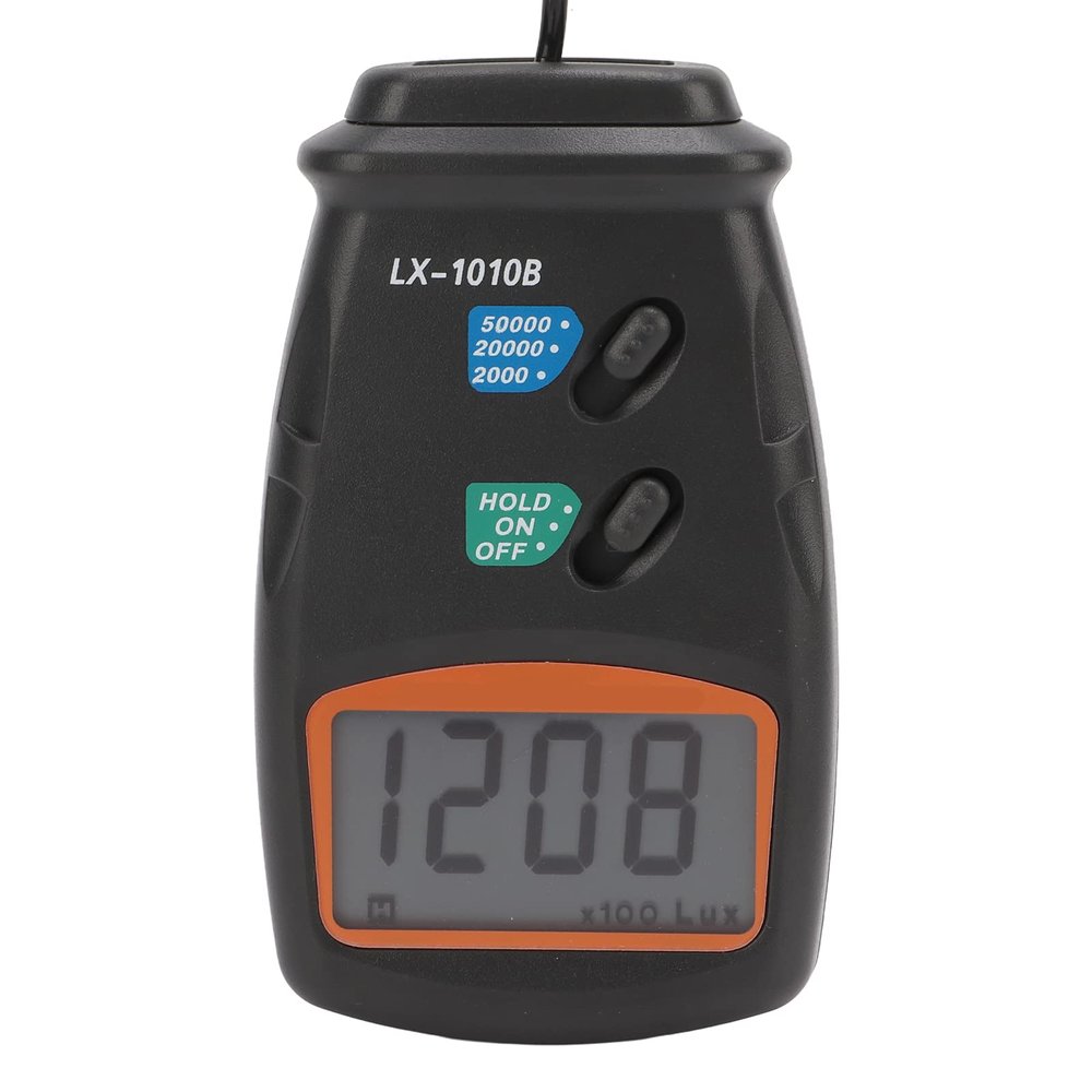 Digital Light Meter,LX1010B Multifunction LED Illuminance Meter for Office School Factory