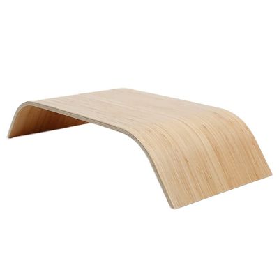 166 Wooden Computer Monitor Stand Riser, ooden Stand Dock Holder Display Bracket for LCD Monitors TV Printer Laptop Notebook, Simple Desktop Shelf Organizer (Color : Wood Color)