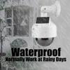 Dioche Outdoor Vandal Dome Security Dummy Camera Indoor & Outdoor Realistic Dome Shape Solar Security Camera for Home/Warehouse view 2