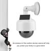Dioche Outdoor Vandal Dome Security Dummy Camera Indoor & Outdoor Realistic Dome Shape Solar Security Camera for Home/Warehouse view 4