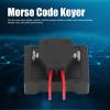 CW Double Paddle Morse Code Key 730A Automatic Paddle Key for Radio Experiment 3.5 Channel Output CW Morse Code Keyer for Amateur Radio Enthusiasts Hams Communication Experiments view 3