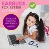 500 Pack Bulk Wired Earbuds with Microphone, In Ear Headphones 3.5mm Jack, 4ft Tangle Free Cable, Comfortable Fit, Affordable and Cost Effective, Ideal for School Classroom Testing Students, Mix view 3