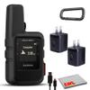 Garmin inReach Mini 2 Satellite Communicator, Lightweight Compact Rugged Design, Portable GPS Handheld for Hiking, Two-Text Messaging Device Bundle with Accessories (Black) view 1