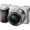 Sony Alpha a6000 Camera with 55-210mm and 16-50mm Power Zoom Lenses - Includes Camera with 16-50mm Power Zoom Lens and 55-210mm Zoom Lens (Silver) (Renewed) view 3