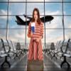 RUINI Airport Terminal Photography Backdrop Airplane Departure Airport Lounge Party Decorations Banner (10x8FT) view 3