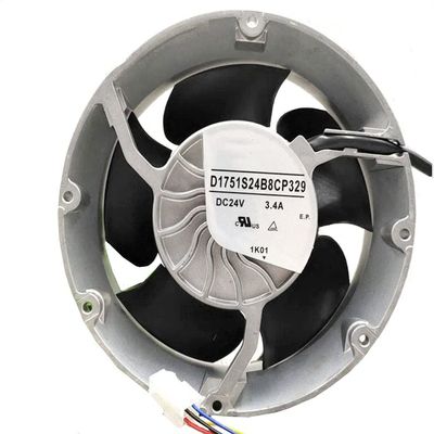 D1751S24B8CP329 24V 3.4A 17251 4-Wire Inverter Fan