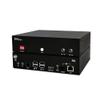 Kinan 4K HDMI USB KVM Over Ethernet Extender, FHD HDMI Keyboard Mouse USB2.0 Over CAT5E or Optical Cable 4K@30Hz Up to 10KM, 2 USB 2.0 Ports, Loop Out, Near-Zero Latency, Plug & Play view 1