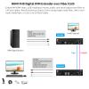 Kinan 4K HDMI USB KVM Over Ethernet Extender, FHD HDMI Keyboard Mouse USB2.0 Over CAT5E or Optical Cable 4K@30Hz Up to 10KM, 2 USB 2.0 Ports, Loop Out, Near-Zero Latency, Plug & Play view 2