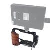 BGNing ZV-E10 Camera Cage Rig Wood Handle Grip for Tripod Quick Release Plate Mount Video Extension Kit (Rabbit Cage Wire Clip Kit) view 3