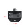 FEICHAO 360 Swivel Camera Conversion 1/4 Screw Adapter Compatible with Insta360 ONE X2/X Action Camera Tripod Ballhead Bracket 2Pack (Black Grey) view 3
