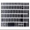 Keyboard Skin Compatible for 2021 2020 Dell Inspiron 15 5501 5502 5505 5508 5590 5593 5598 7000 7590 7591 7501 7506 7706 7790, Vostro 15 3501 5501 5502 5590 7500 7590, Dell Gaming G15 5510 5515 (Black view 1