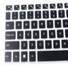 Keyboard Skin Compatible for 2021 2020 Dell Inspiron 15 5501 5502 5505 5508 5590 5593 5598 7000 7590 7591 7501 7506 7706 7790, Vostro 15 3501 5501 5502 5590 7500 7590, Dell Gaming G15 5510 5515 (Black view 3