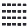 20 Pcs HDMI Dust Cover Plugs, HDMI Female Prot Dust Cap Protector Stoppers for TV, Laptop, Computer, Other Devices with 2 Cleaning Brushes view 2