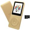 MP3 Player 32GB with Speaker Earphone Portable Mini Golden Music Player Support Voice Recorder E-Book 1.8 inch HD Screen Support up to 128GB view 1