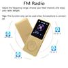 MP3 Player 32GB with Speaker Earphone Portable Mini Golden Music Player Support Voice Recorder E-Book 1.8 inch HD Screen Support up to 128GB view 3