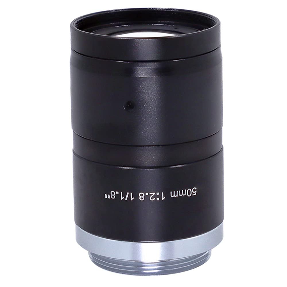 FA 50mm Machine Vision 1/1.8" Fixed Focus Lens Industrial Camera C-Mount Lens
