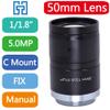 FA 50mm Machine Vision 1/1.8" Fixed Focus Lens Industrial Camera C-Mount Lens view 2