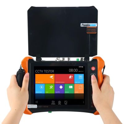 IP Camera Tester X9-MOVTADHS Pro 8-Inch Retina Touch Screen, Support 8MP TVI/AHD/CVI CVBS SDI 8K H.265 IP Camera Test & All-in-One Testing,with Multimeter/TDR/OPM/VFL/POE/HDMI