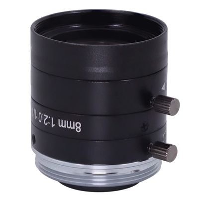 FA 8mm Machine Vision 1/1.8" Fixed Focus Lens Industrial Camera C-Mount Lens