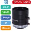 FA 8mm Machine Vision 1/1.8" Fixed Focus Lens Industrial Camera C-Mount Lens view 2