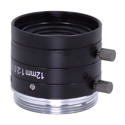 FA 12mm Machine Vision 1/1.8" Fixed Focus Lens Industrial Camera C-Mount Lens