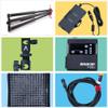 Aputure Amaran F22c 200W RGBWW Flexible LED Mat with Honeycomb Grid CRI 95+ CCT 2500K to 7500K Support Sidus Link App Control Built-in 15 Lighting FX view 4