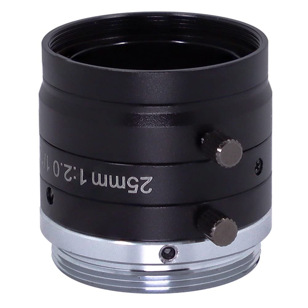 FA 25mm Machine Vision 1/1.8" Fixed Focus Lens Industrial Camera C-Mount Lens