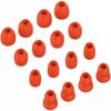 16pcs Lava Red Ear Tips Ear Buds Ear Gels Replacement for Beat s by dr dre Powerbeats Pro, JNSA Eartips Earbuds Eargels Compatible with Powerbeats Pro/Beat s X, SML and Double Flange, Lava Red view 2