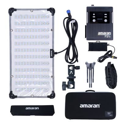 Aputure Amaran F21X Flexible Led Video Light Bi Color 2500K~7500K,100W,9 Lighting FX with Honeycomb Grid Soft Box,Support App Control