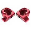 Advanblack Velocity Red Sunglo 6.5' Speaker Pods Rushmore Lower Vented Fairings fit 2014+ Harley Touring Road Street Glide view 2