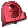 Advanblack Velocity Red Sunglo 6.5' Speaker Pods Rushmore Lower Vented Fairings fit 2014+ Harley Touring Road Street Glide view 3