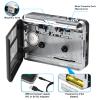 DIGITNOW USB Cassette Player, Portable Walkman Stereo Tape to MP3 Converter, Audio Music Recorder to MP3 Digital File Converter with Earphones, No PC Required, Black, BR607 view 4