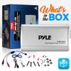 Pyle 4-Channel Weather-Resistant Audio Amplifier System - 1200W Max Bridged, 800W Max Stereo Designed For ATV, UTV, 4X4, Jeep, Motorcycle and Marine, and any other Weather Resistant Application view 2