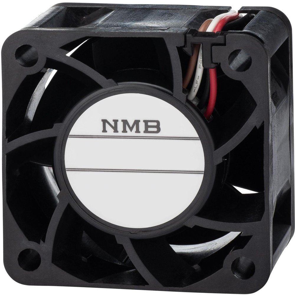 04028DA-12S-AU-FAA, DC Fans DC Fan, 40x40x28mm, 12VDC, 24.7CFM, 9.36W, 58.5dBA, 22000RPM, 2.75inH2O, Rib Mount, Ball Bearing, 4 Lead Wires, Tachometer, PWM