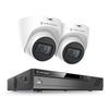 Amcrest 5MP POE Security Camera System Outdoor, 4K 8CH POE NVR, 2X 5MP Turret POE Camera, IP67 Metal Turret POE IP Camera, Built-in Mic, Hard Drive Not Included, NV4108E-T1179EW2 view 1
