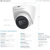 Amcrest 5MP POE Security Camera System Outdoor, 4K 8CH POE NVR, 2X 5MP Turret POE Camera, IP67 Metal Turret POE IP Camera, Built-in Mic, Hard Drive Not Included, NV4108E-T1179EW2 view 3