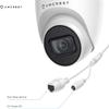 Amcrest 5MP POE Security Camera System Outdoor, 4K 8CH POE NVR, 2X 5MP Turret POE Camera, IP67 Metal Turret POE IP Camera, Built-in Mic, Hard Drive Not Included, NV4108E-T1179EW2 view 4
