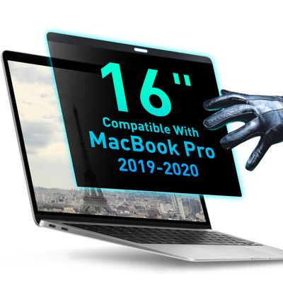 Magnetic Privacy Screen Compatible with MacBook Pro 16" 2019, 2020 Anti-Blue Light Laptop Screen Protector Filter Blue Light Blocking Filter