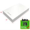 Avolusion HD250U3-WH 2TB USB 3.0 Portable External Gaming Hard Drive (for Xbox One X, S, Gen1, Pre-Formatted) - 2 Year Warranty view 2